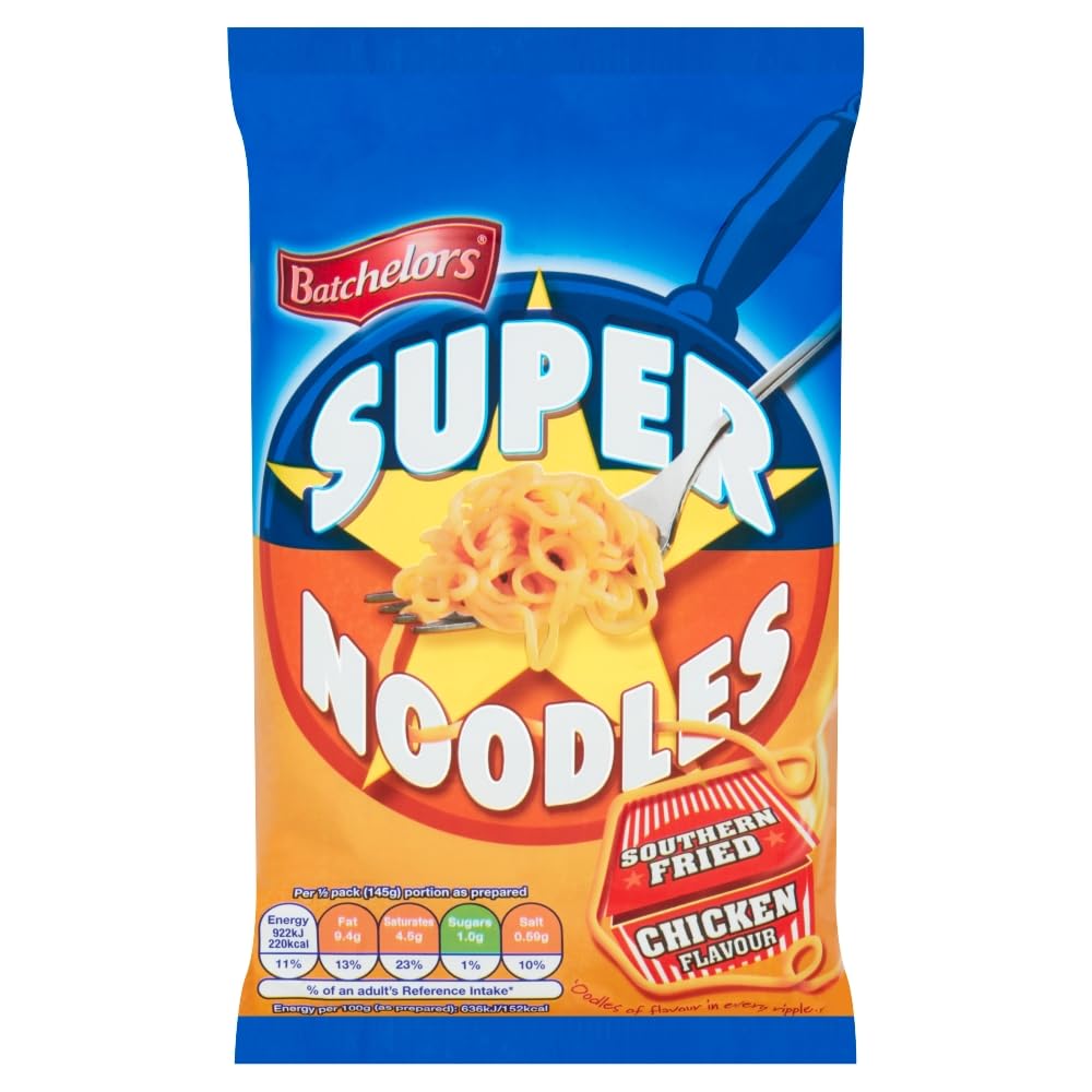 Batchelors Super Noodles Southern Fried Chicken Flavour Instant Snack 90g 1