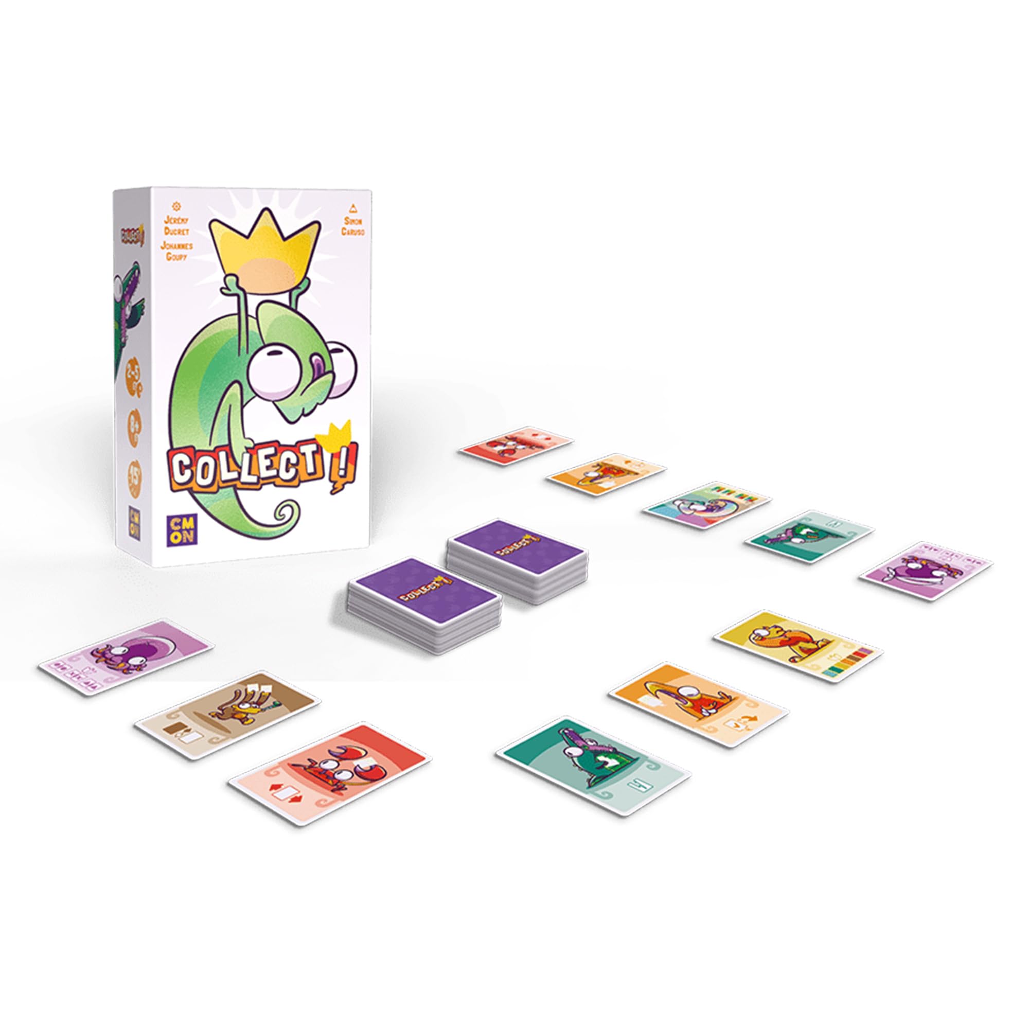 CMON Collect! Board Game | Strategy | Ages 8+ | 2-5 Players | 15 Minutes 2