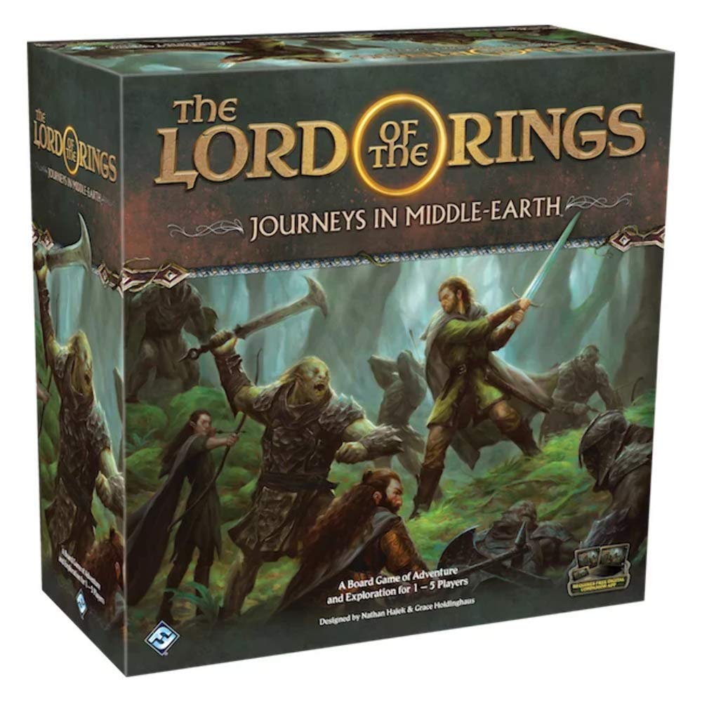 Fantasy Flight Games Lord of the Rings: Journeys in Middle-Earth Board Game | Ages 14+ | 1-5 Players | 60+ Min