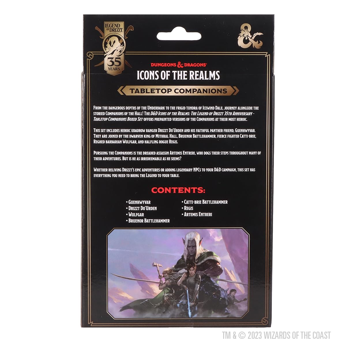 Wizkids D&D The Legend of Drizzt 35th Anniversary Pre-Painted Miniatures Boxed Set 11