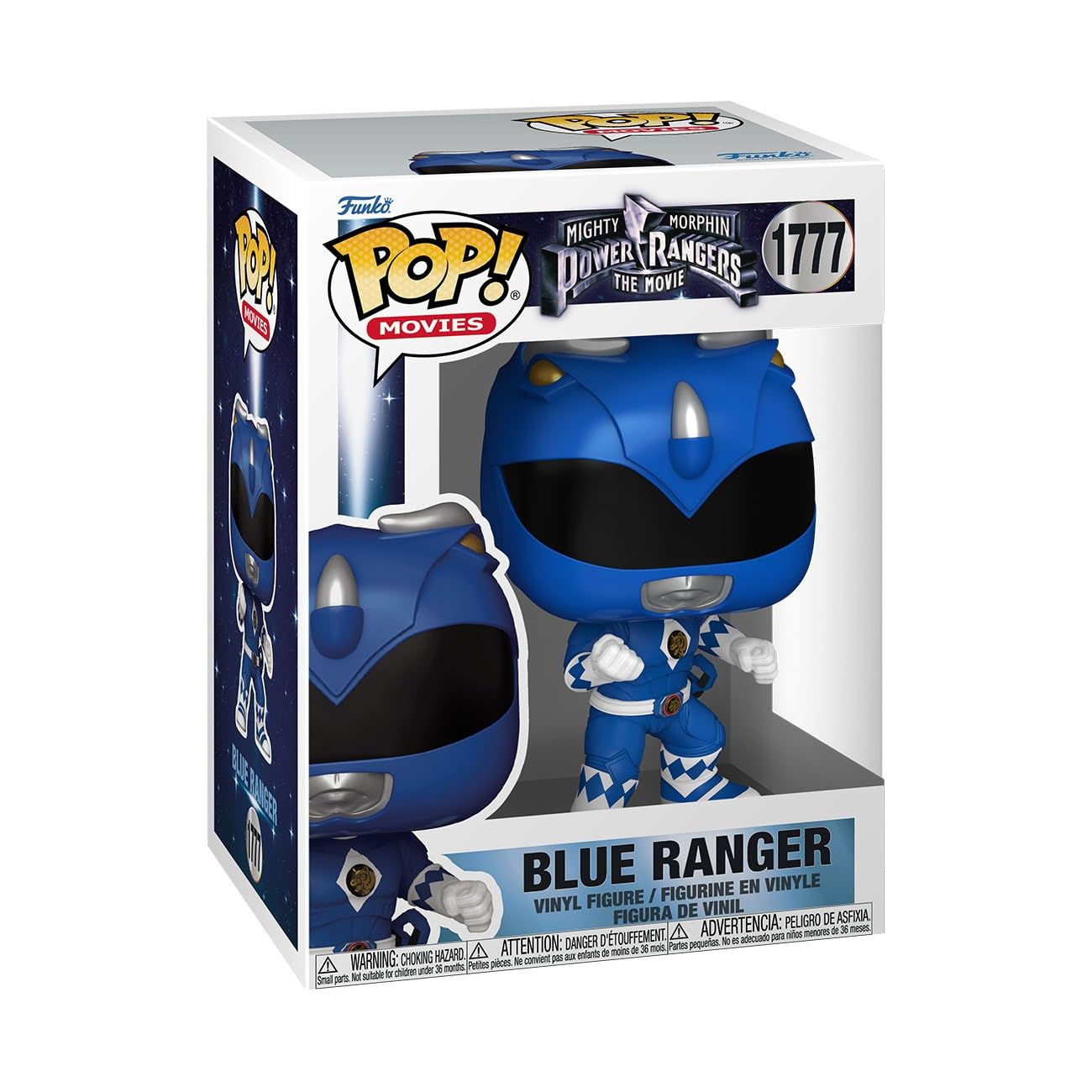 Funko Pop! Movies: Mighty Morphin Power Rangers Movie - Blue Ranger Vinyl Figure 1