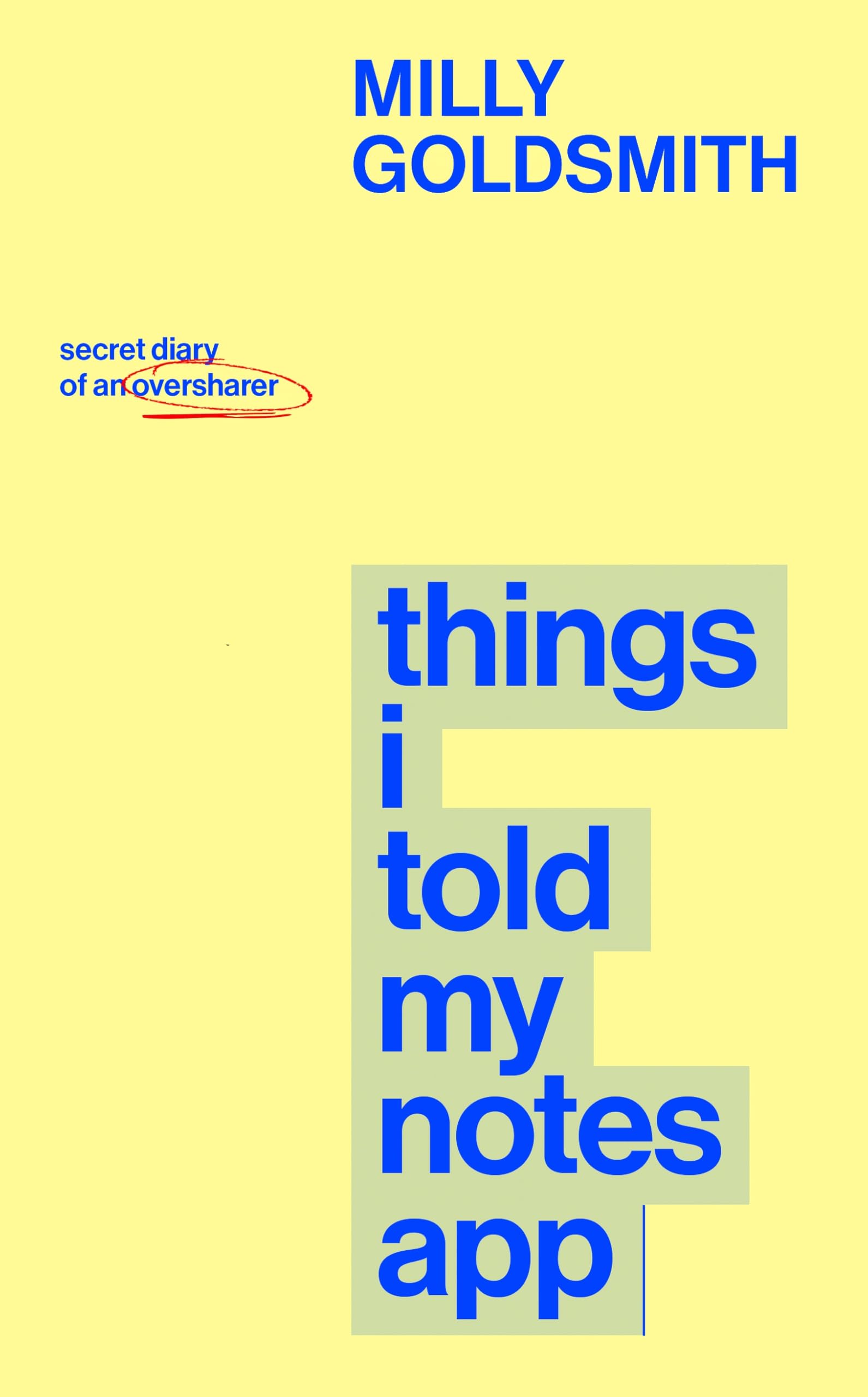 Bantam Things I Told My Notes App - Candid Guide to Living Your 20s | Hardcover