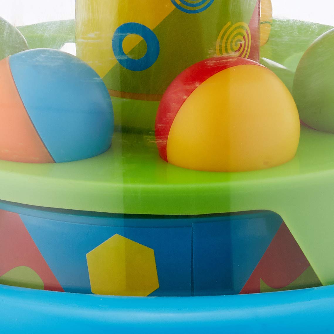 Spinning Popping Pals Toy for Babies and Toddlers - Multicoloured Action