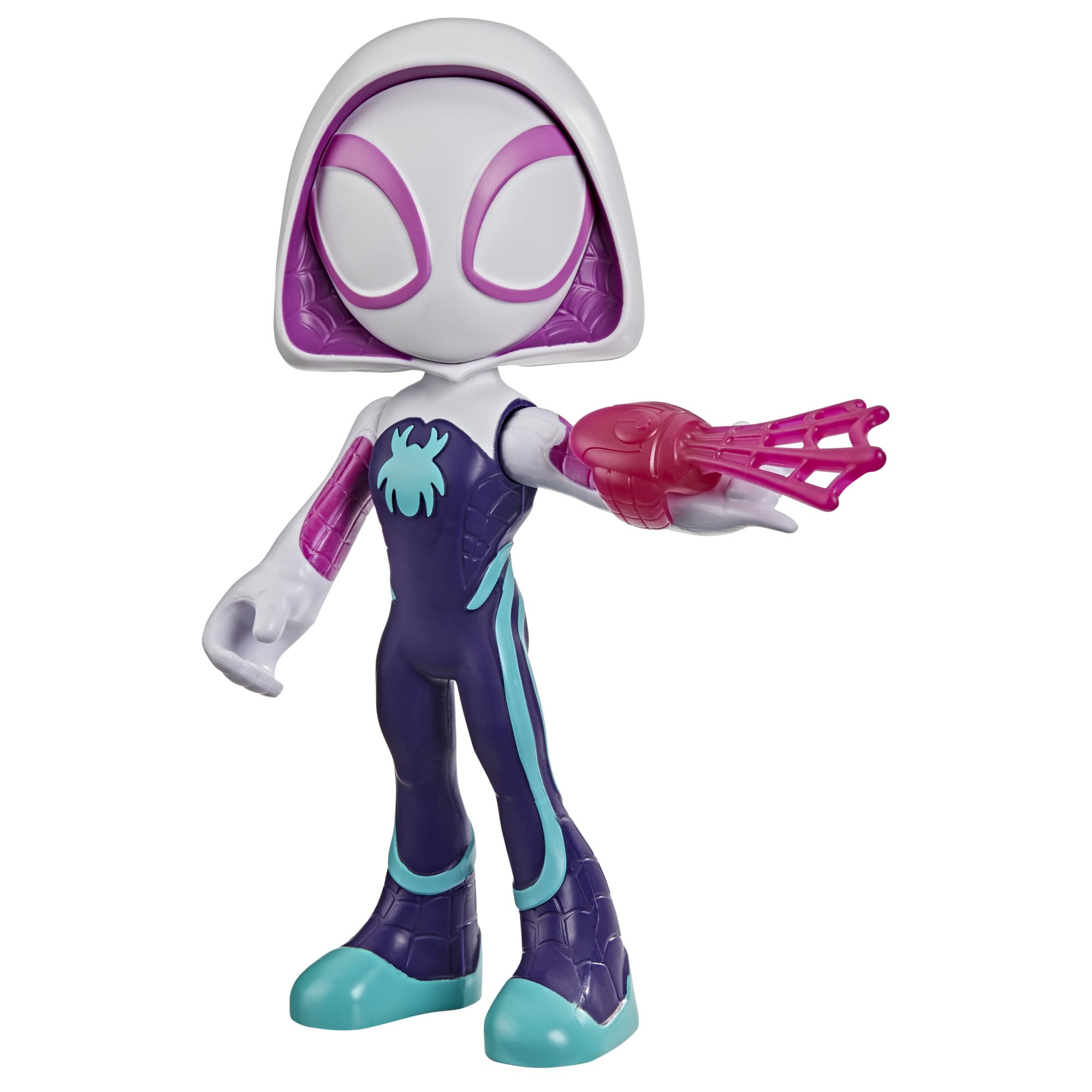 SPIDEY AND HIS AMAZING FRIENDS Supersized Ghost-Spider Action Figure | 22.5-cm Poseable Toy for Ages 3+