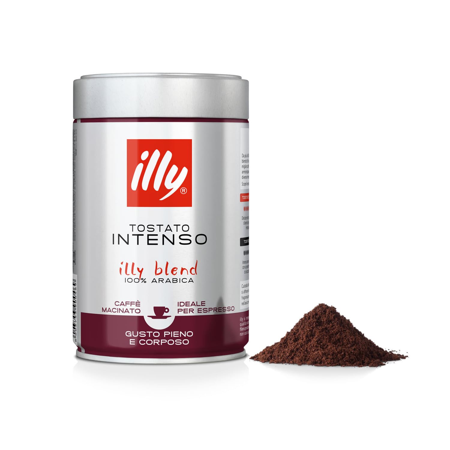 illy Intenso Bold Roast Ground Coffee, 250g 1
