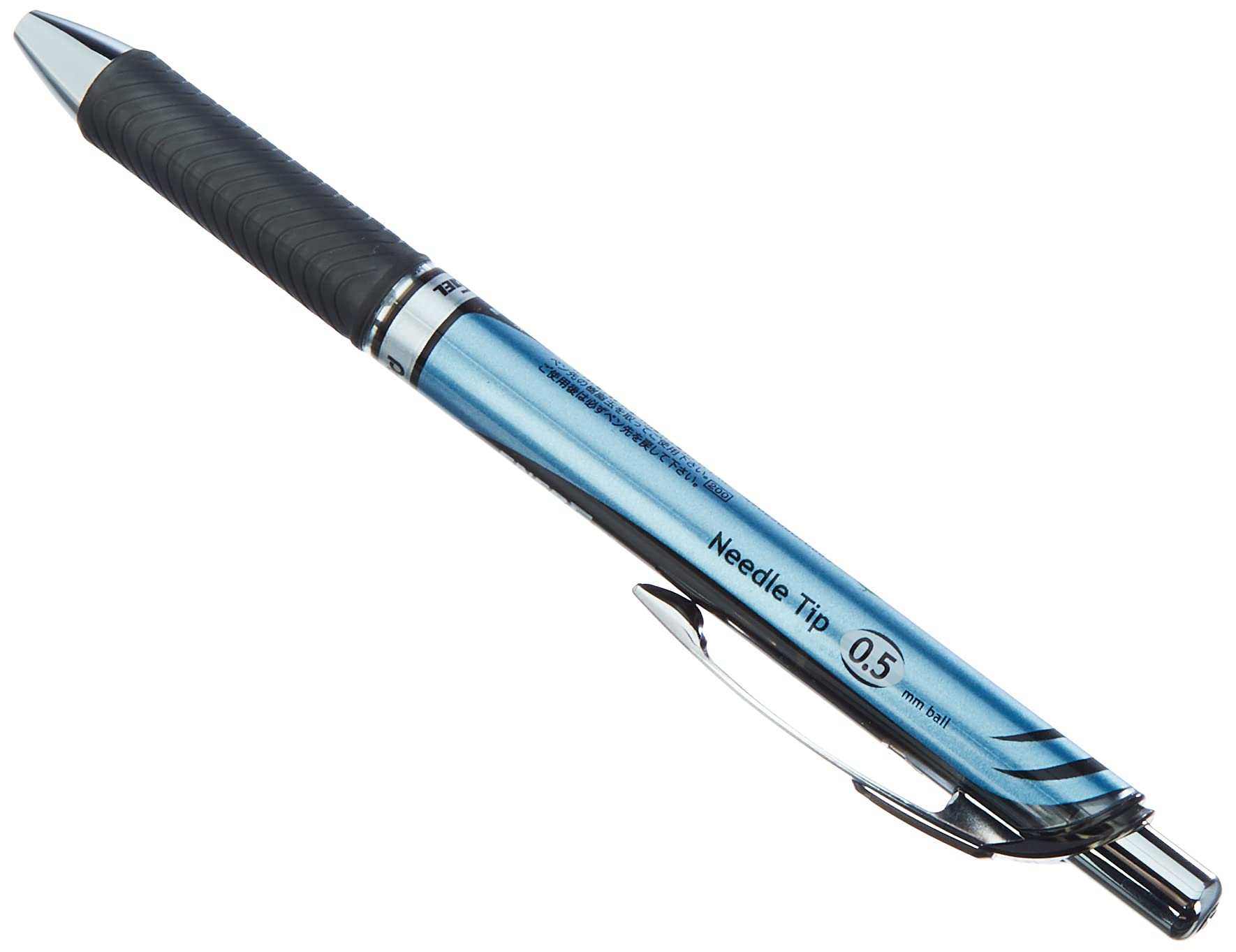 Pentel EnerGel-Xm Retractable Gel Roller Pen - 0.5mm Fine Point | Quick Drying Black Ink | Refillable 4