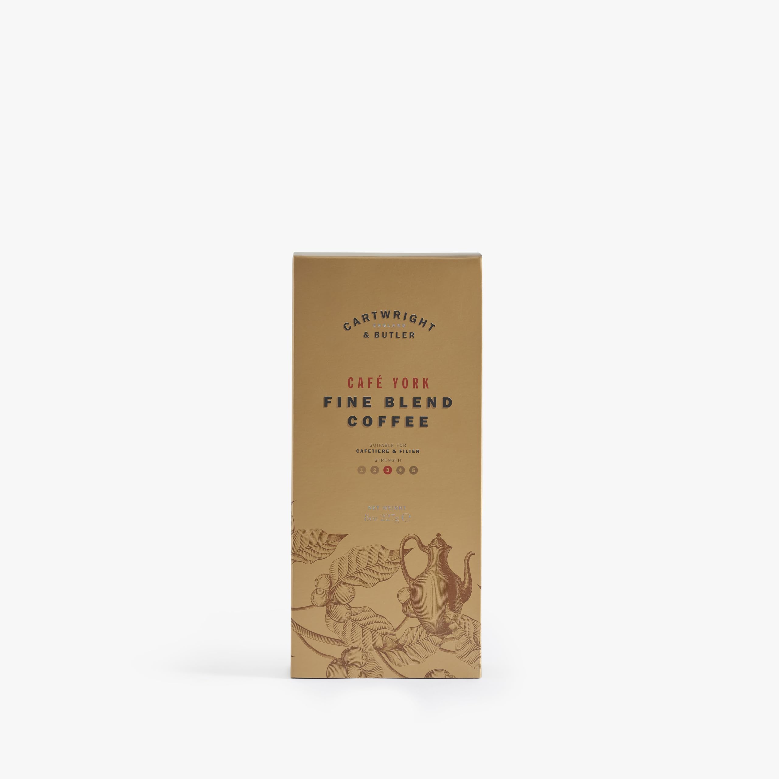 Cartwright & Butler Ground Coffee - Café York Blend, Medium Roast, 100% Arabica | 227g Carton 4