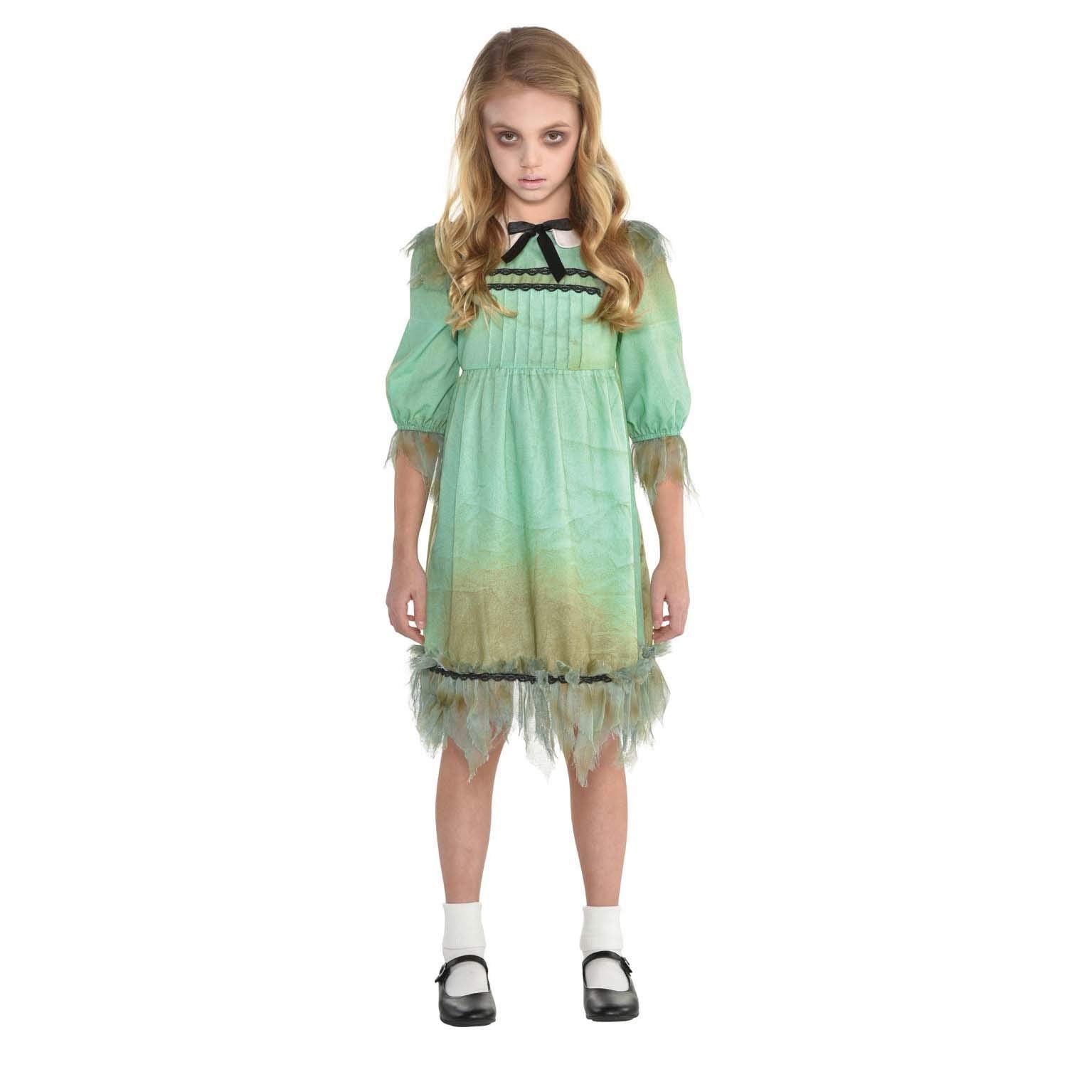 AMSCAN Frightening Creepy Darling Girl Costume - Kids Halloween Fancy Dress 1