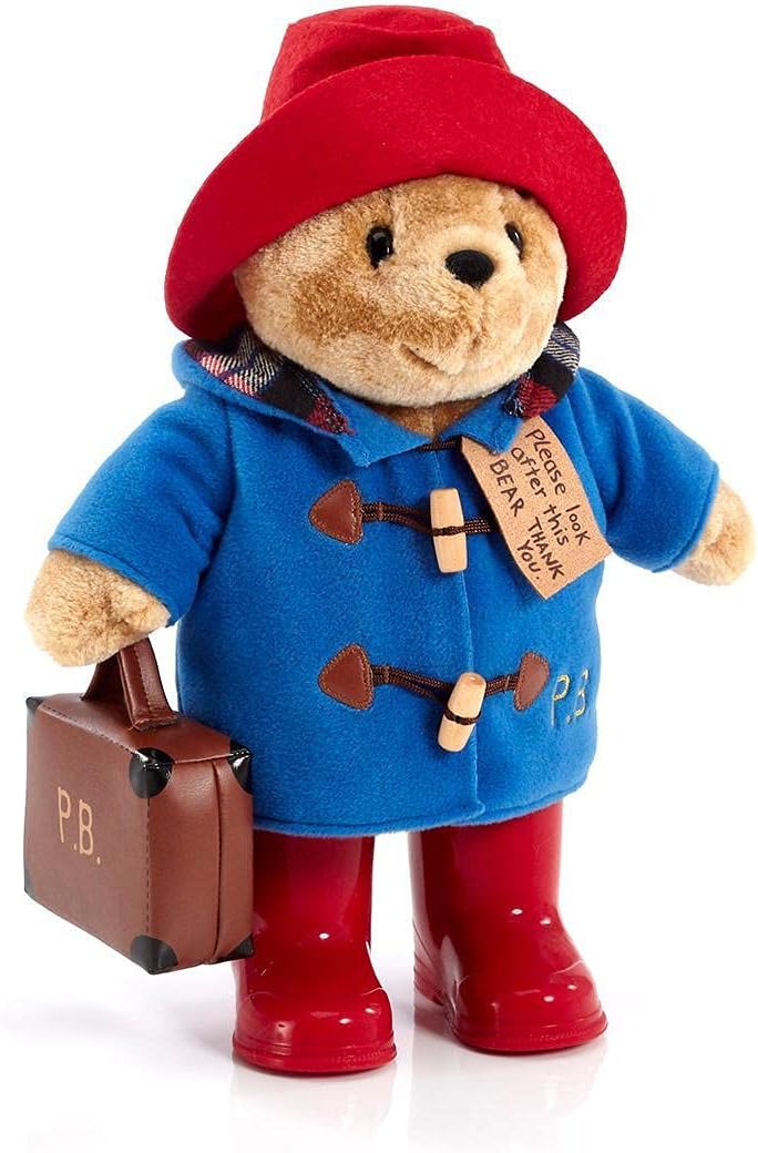 Classic Paddington Bear Plush with Suitcase and Boots - 33cm 8
