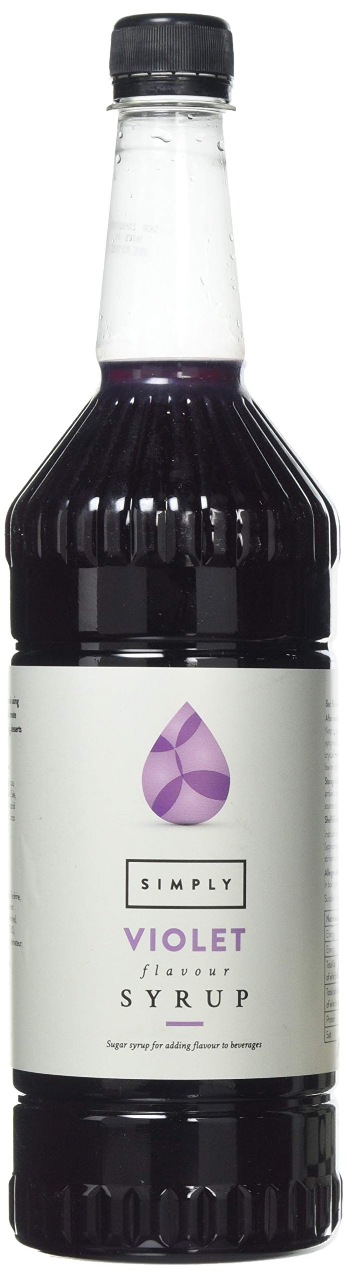 Simply Violet Syrup - 1 L Bottle | Vegan Approved | Gluten Free