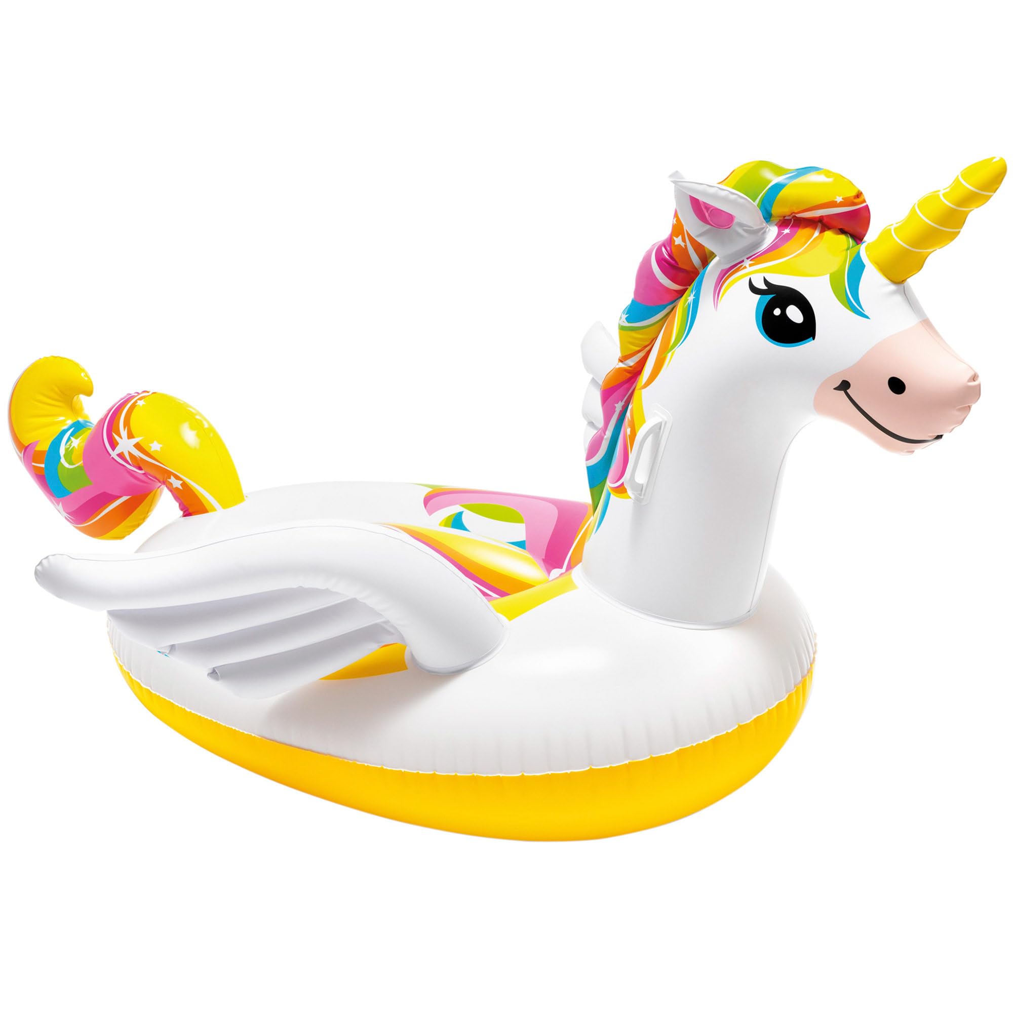 Intex Unicorn Inflatable Ride-On Pool Toy | Multi Colour | Approx. 201 x 140 x 97cm