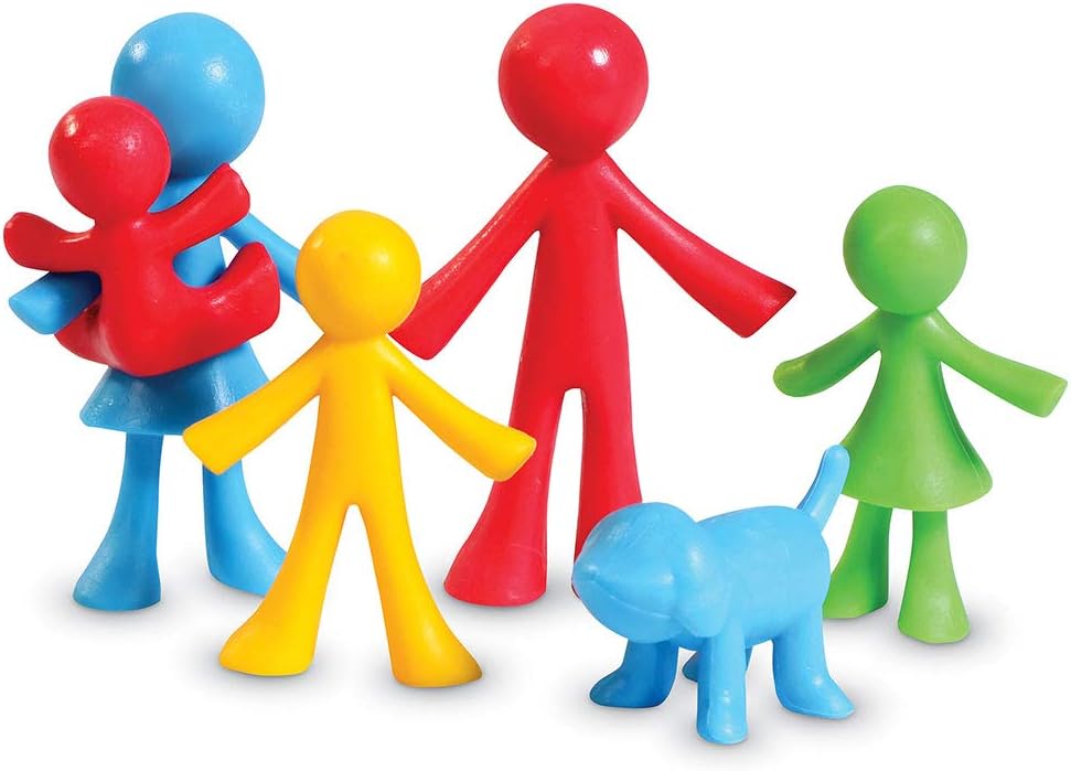 Learning Resources All About Me Family Counters - Educational Toy Set for Early Maths & Role Play 1