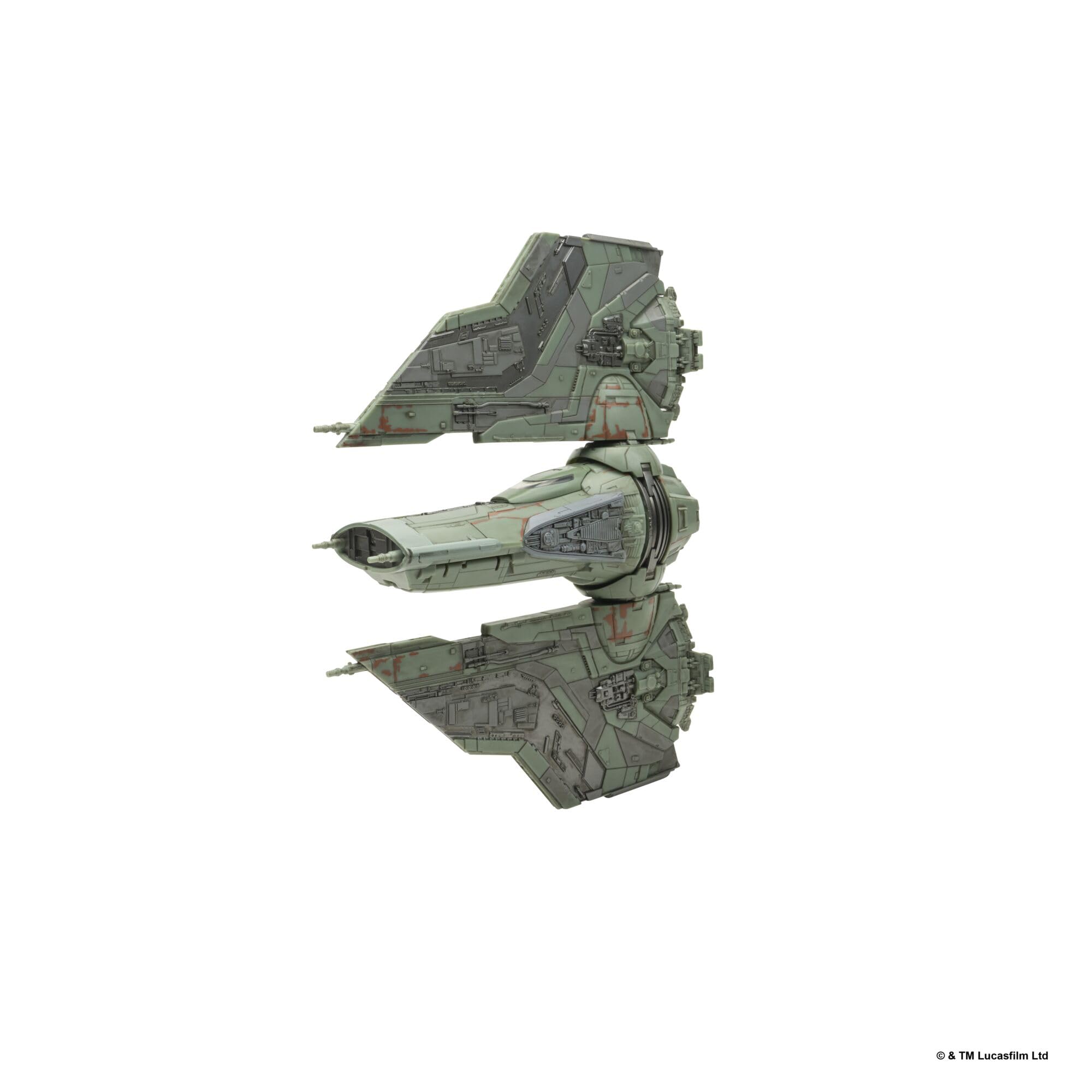 Jazwares Star Wars Micro Galaxy Squadron The Hex - 9-Inch Vehicle with 2 Micro Figures 7