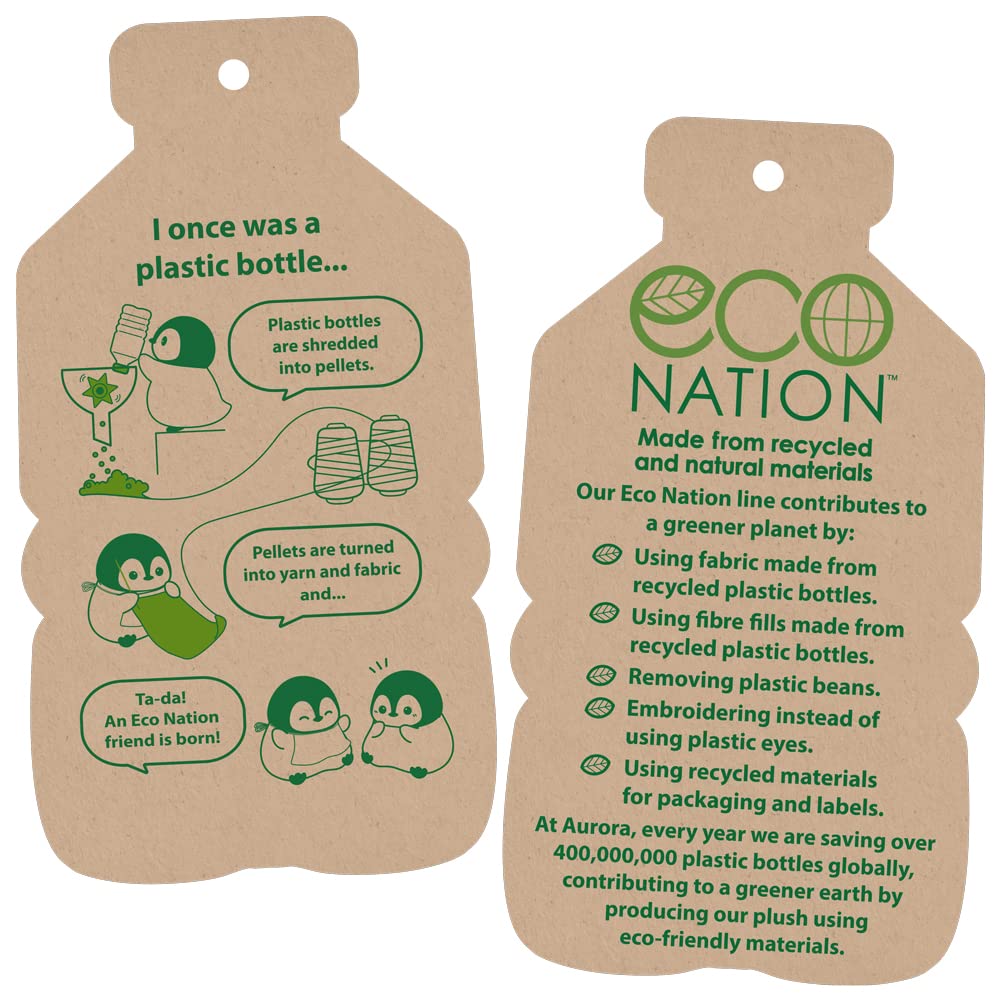 Aurora Eco Nation Goat Soft Toy, 10.5In, Made from Recycled Plastics 6