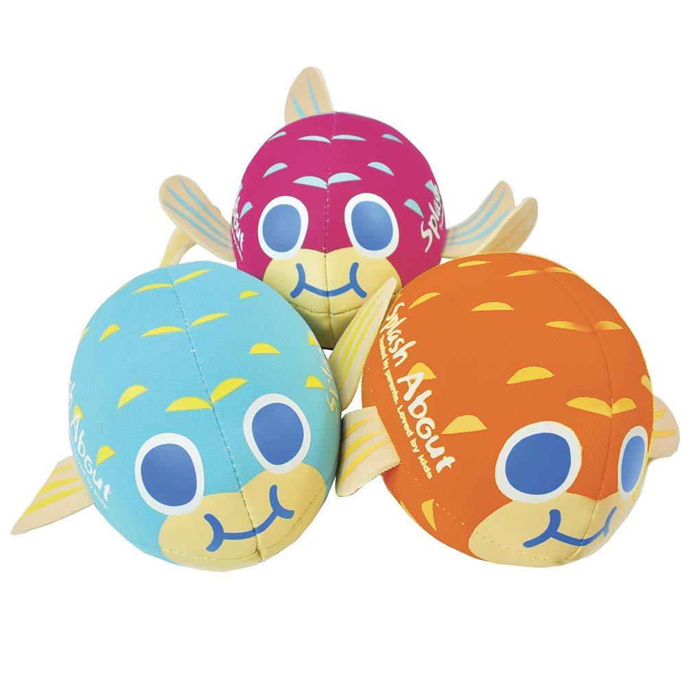 Splash About Pufferfish Neoprene Aqua Ball - Blue | Soft & Lightweight | 10 Months+ 2