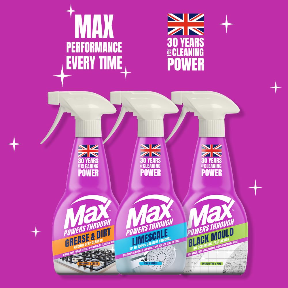Max Grease & Dirt All-Purpose Cleaner Spray - Cuts Through Grease & Stubborn Dirt | 500ml (Pack of 1) 5