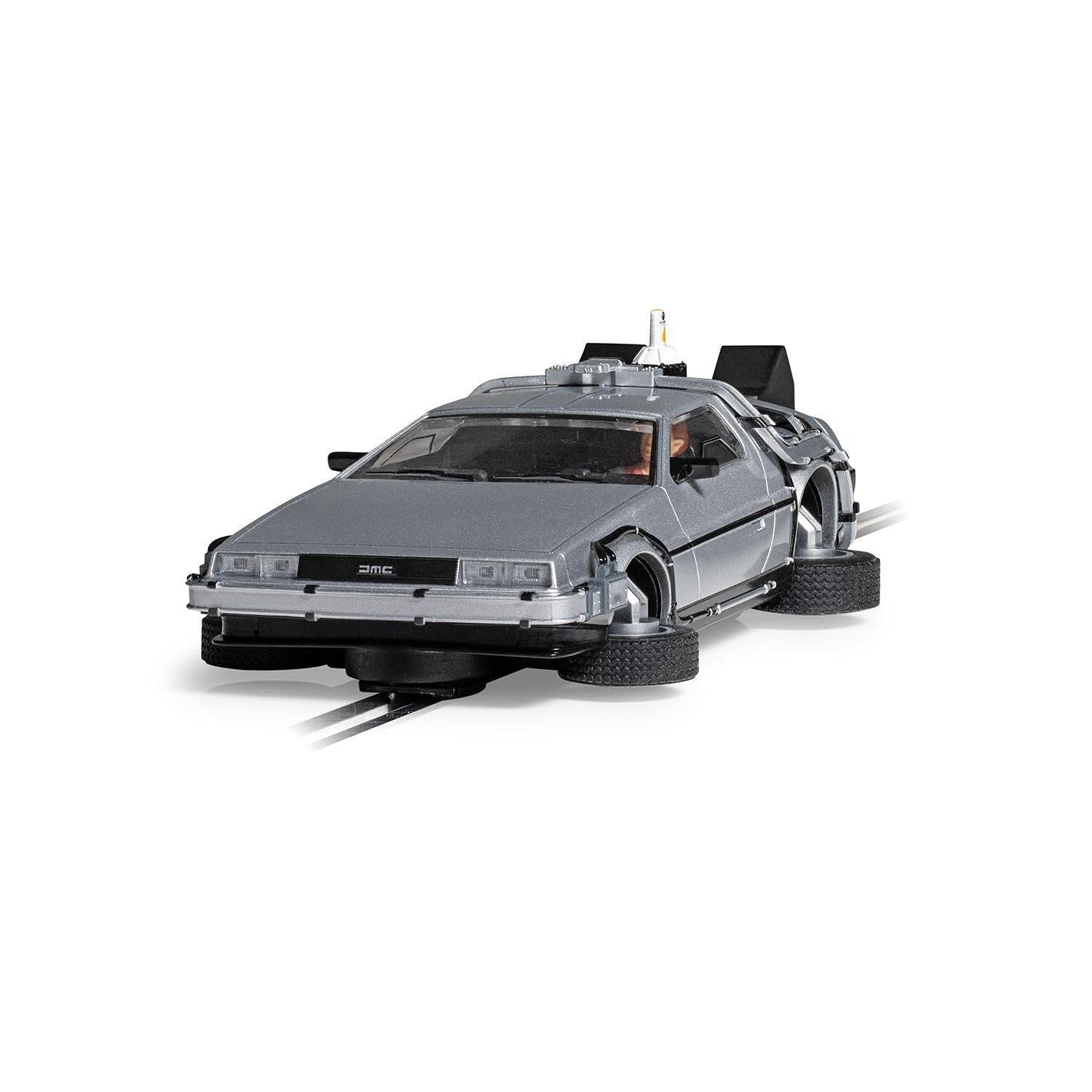 Scalextric C4541 Back To The Future 2 Flying Time Machine Slot Car | 1:32 Scale | Magnatraction 4