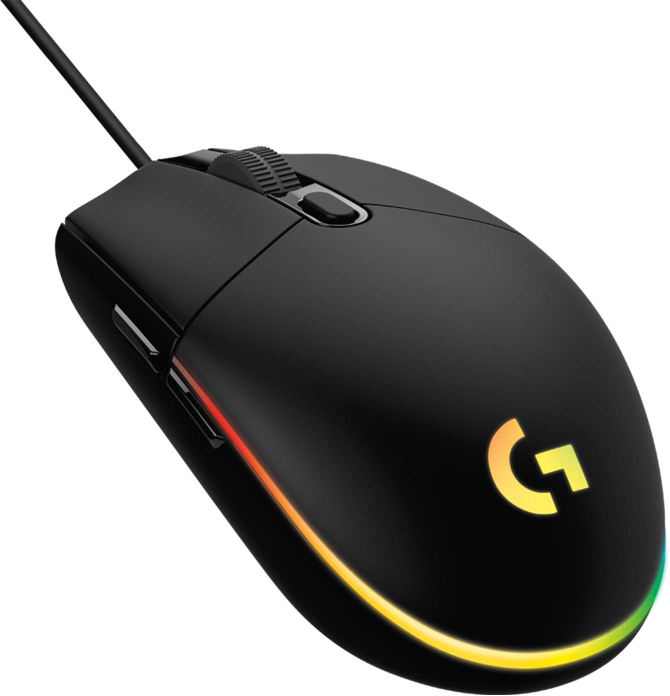 Logitech G203 LIGHTSYNC Gaming Mouse - 8K DPI, 6 Programmable Buttons, RGB Lighting, Lightweight Design - Black 1
