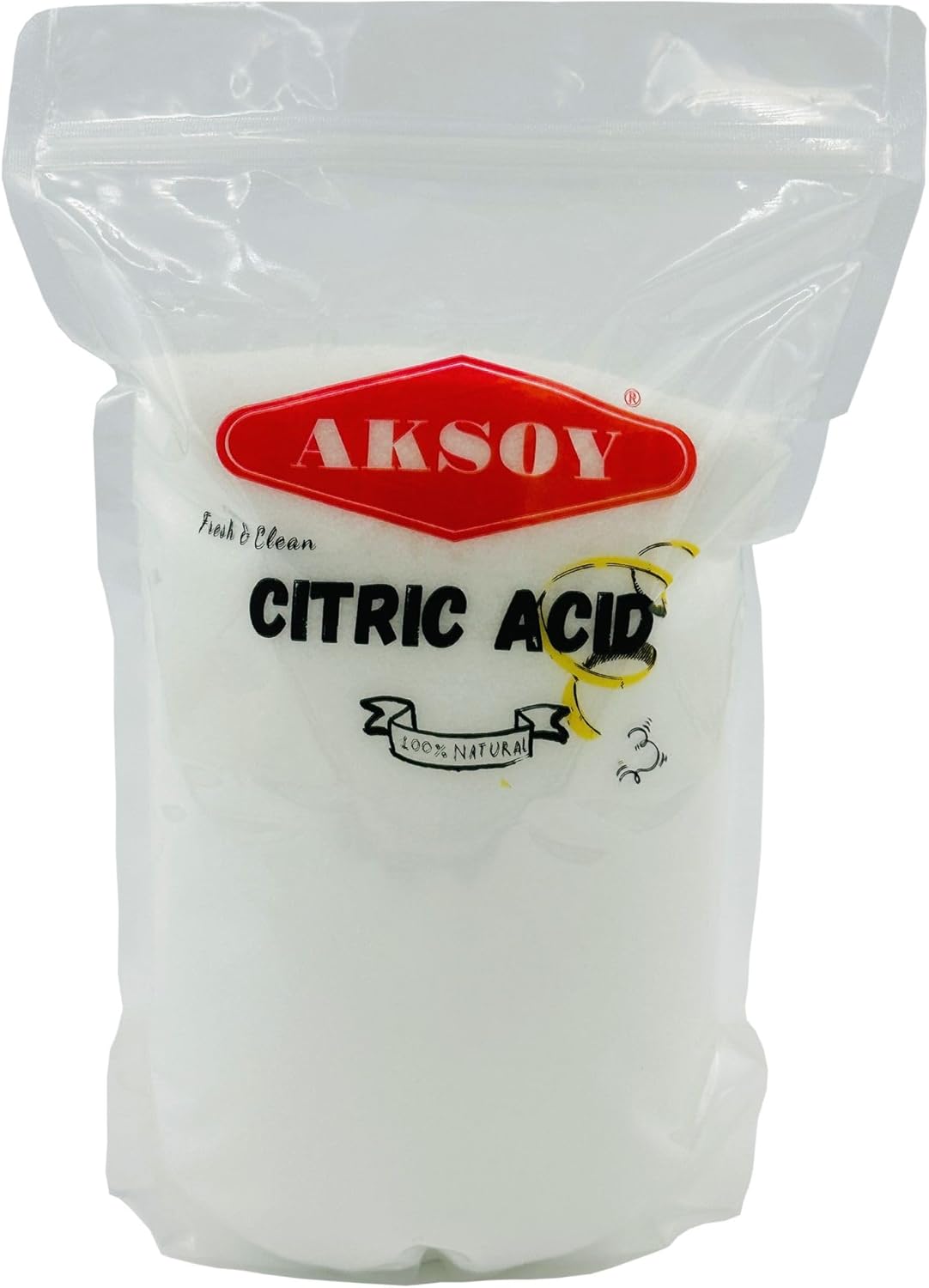 Aksoy - Citric Acid Food Grade 500g | Non-GMO, for Bath Bombs, Cleaning, Canning & Sour Drinks 1