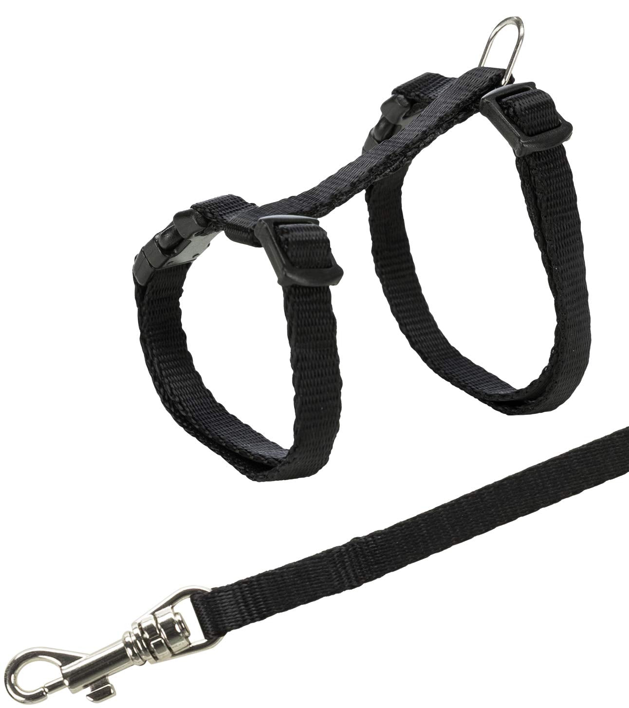 TRIXIE Kitten Harness with Leash - Adjustable Nylon for Cats | Size 19-31 cm