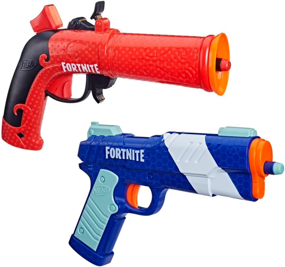 Nerf Fortnite Dual Pack - 2 Blasters & 6 Elite Darts for Outdoor Play 4