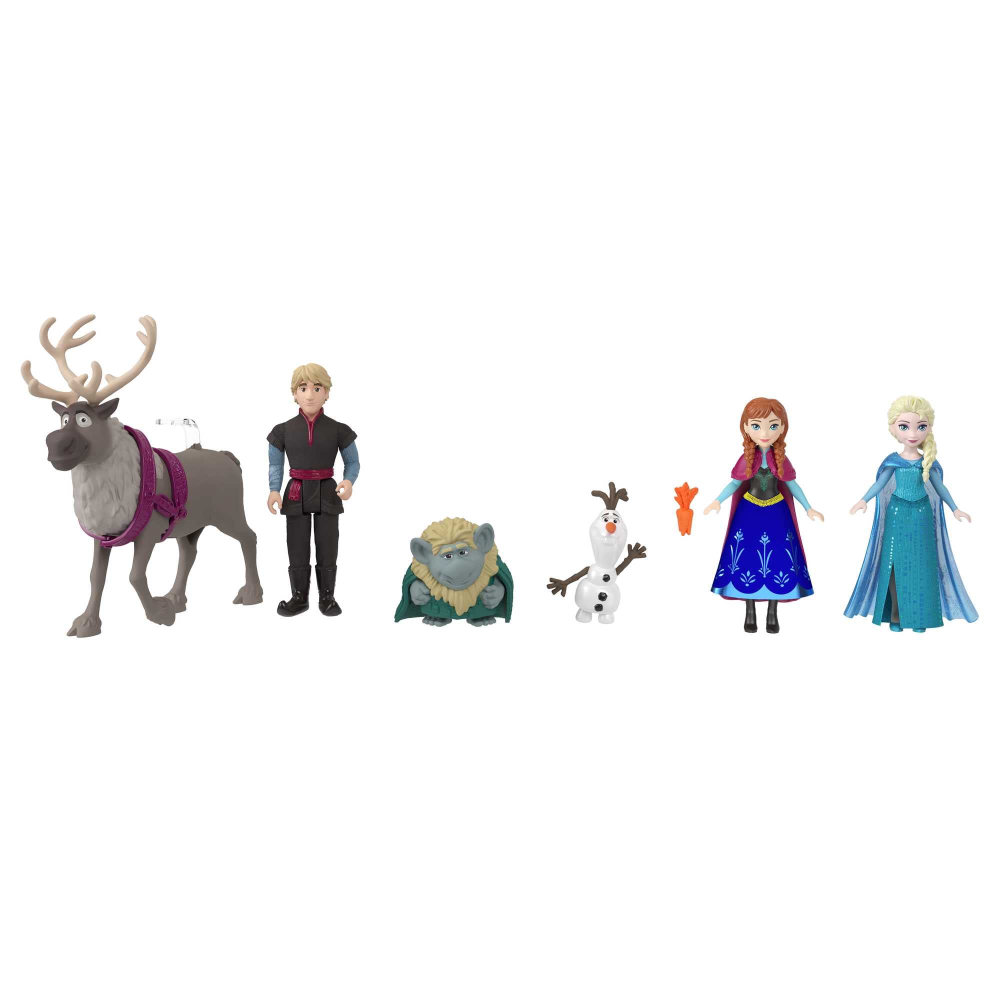 Disney Frozen Story Pack with 6 Characters - Small Dolls & Playset for Kids 2