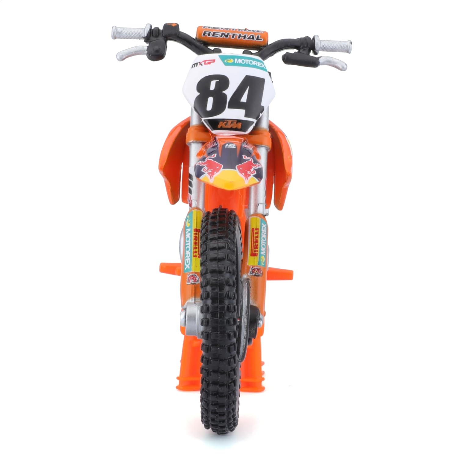 Bburago KTM 450 SX-F Factory Edition 2018 Diecast Model Motorbike 1:18 Scale Metal Orange 3