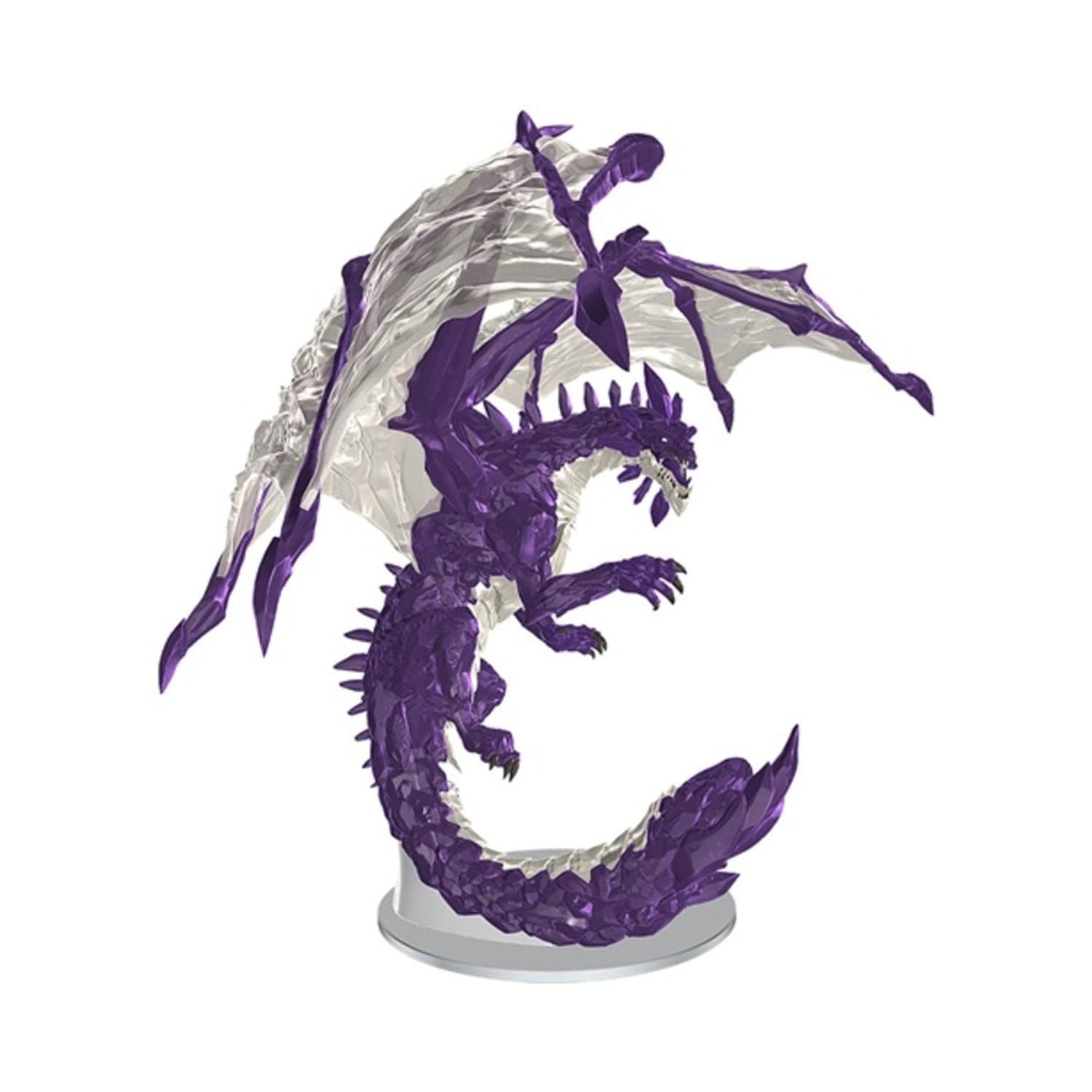 WizKids Icons of the Realms - Adult Amethyst Dragon Miniature | 15-inch Wingspan | Purple 1