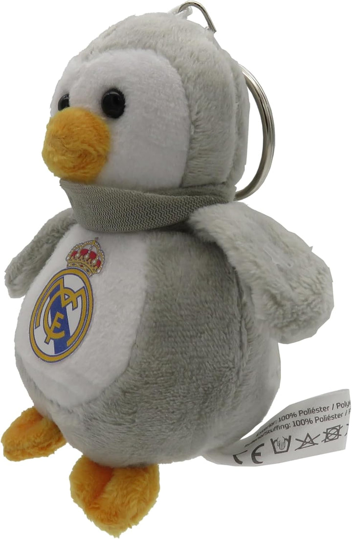 CyP Brands Real Madrid Penguin Plush Keychain Backpack Pendant (M)