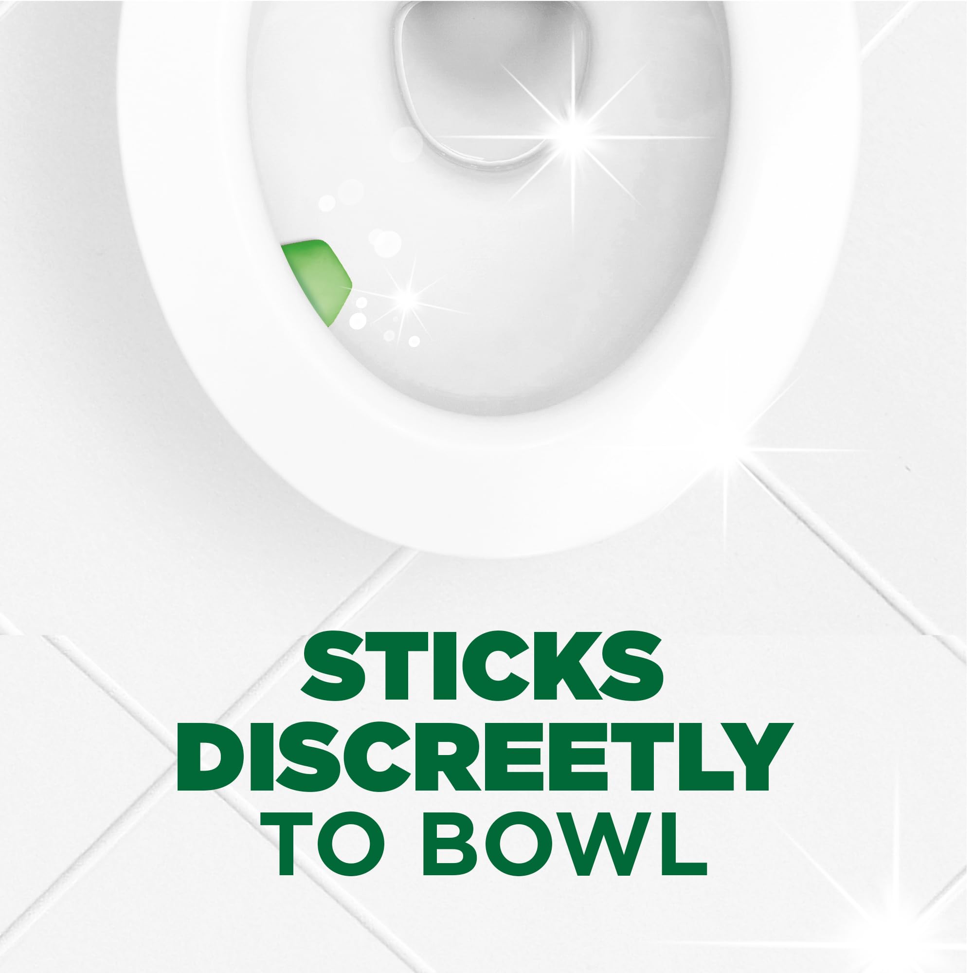 Harpic Hygienic Fresh Sticker Adhesive Toilet Block, Pine Scent, 12 Count Pack 6
