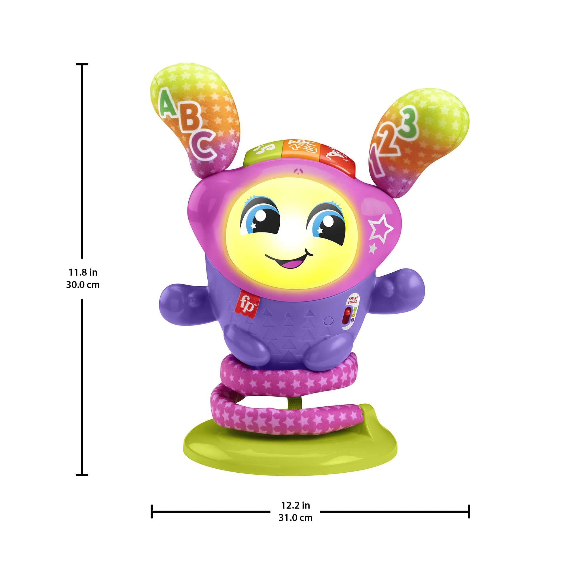 Fisher-Price DJ Bouncin’ Star - Interactive Lights & Sounds Toy for Ages 9-36 Months | UK English 7