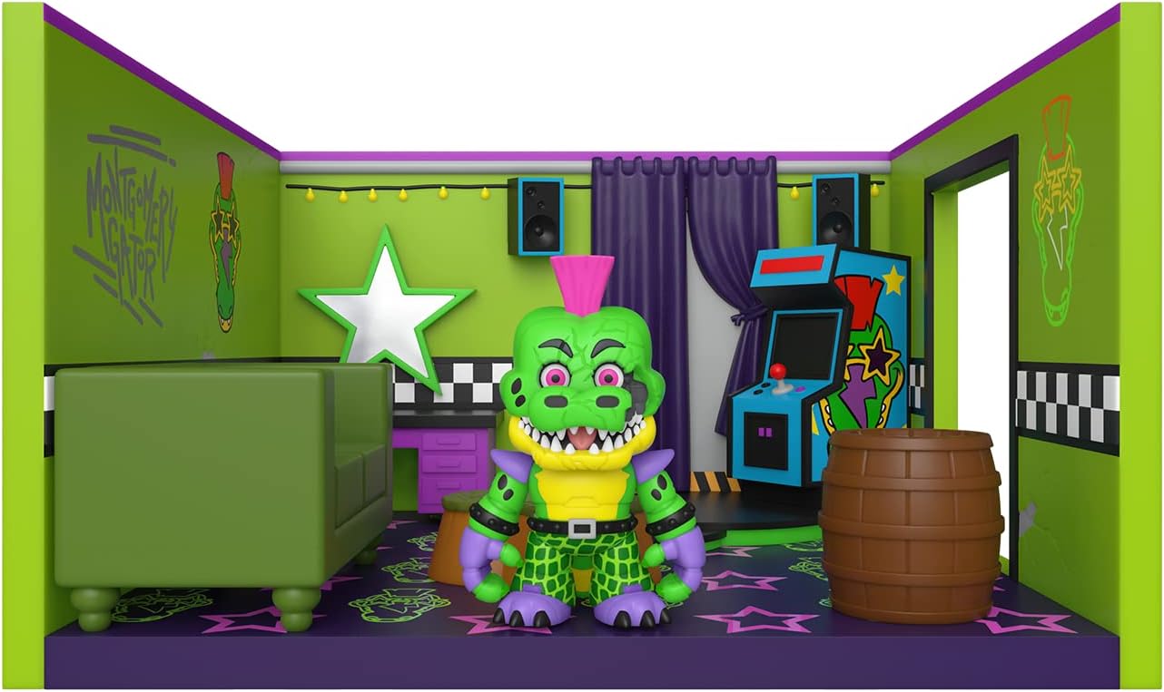 Funko Snapsies Five Nights at Freddy's - Gator's Room Playset Collectible Vinyl Figure 1