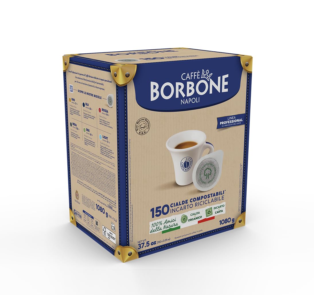 Caffè Borbone Red Coffee Blend - 150 Compostable ESE® Pods (44 mm) 5