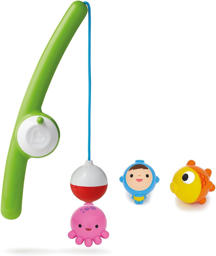 Munchkin Gone Fishin' Rod & Reel Magnetic Bath Toy Set - Educational Fishing Playset for Toddlers 24 Months+ 1