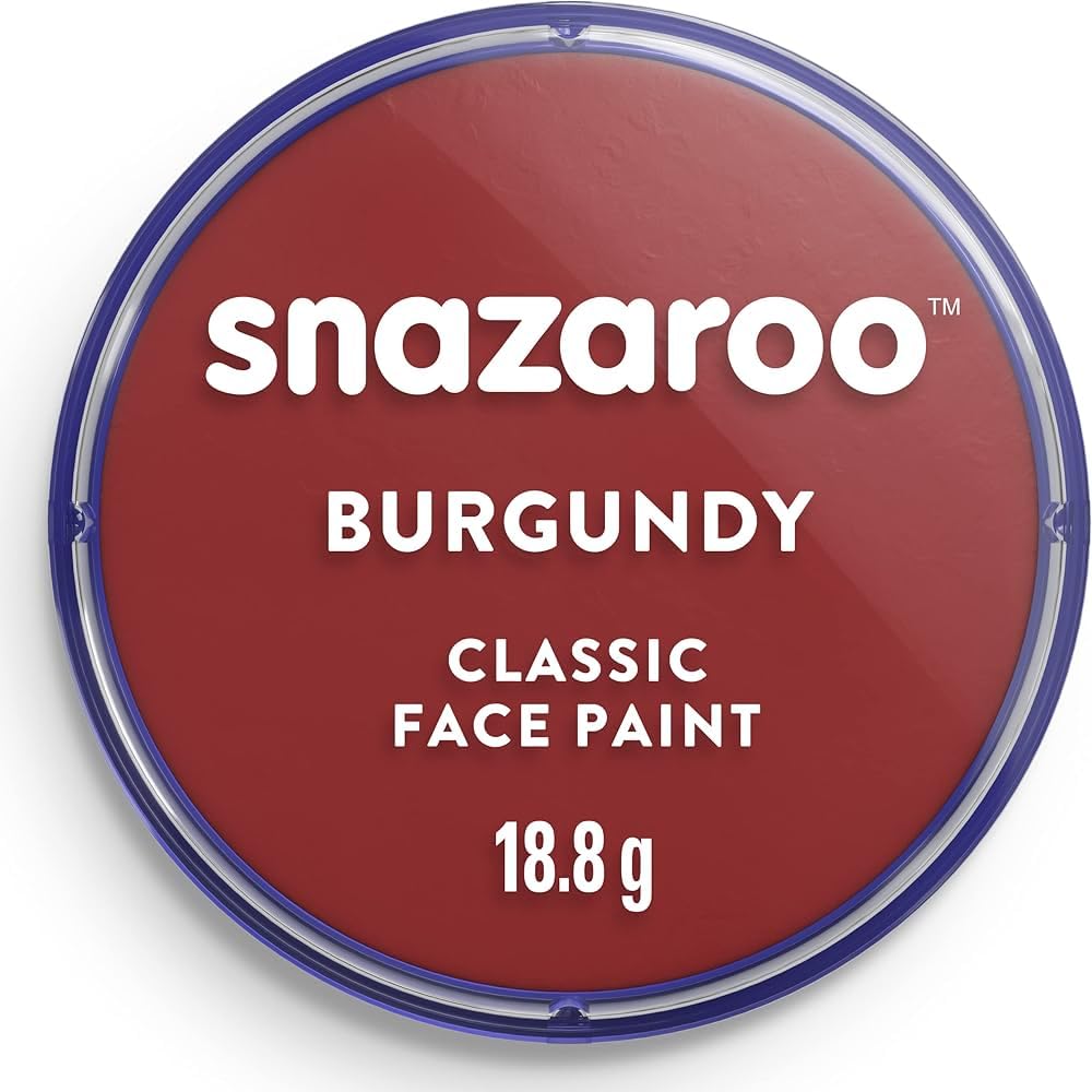 Snazaroo - Classic Face and Body Paint (18ml), Burgundy 1