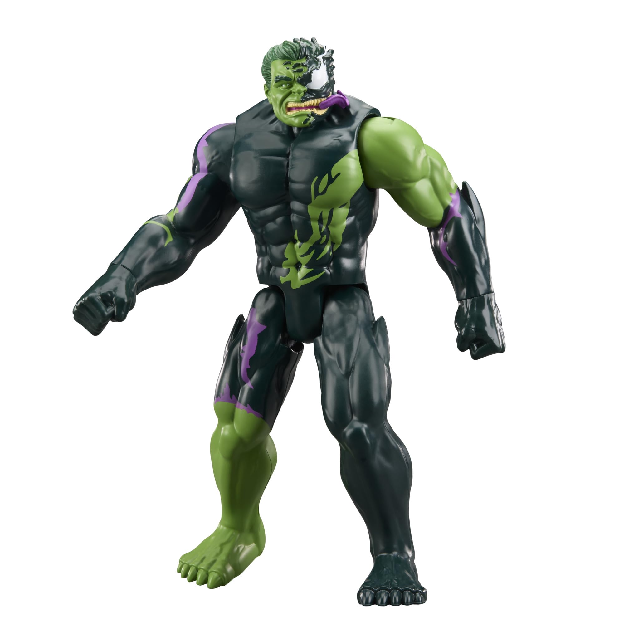 Marvel Avengers VenomVersus Titan Hero Series Venomized Captain America & Hulk 30-cm Action Figures 4