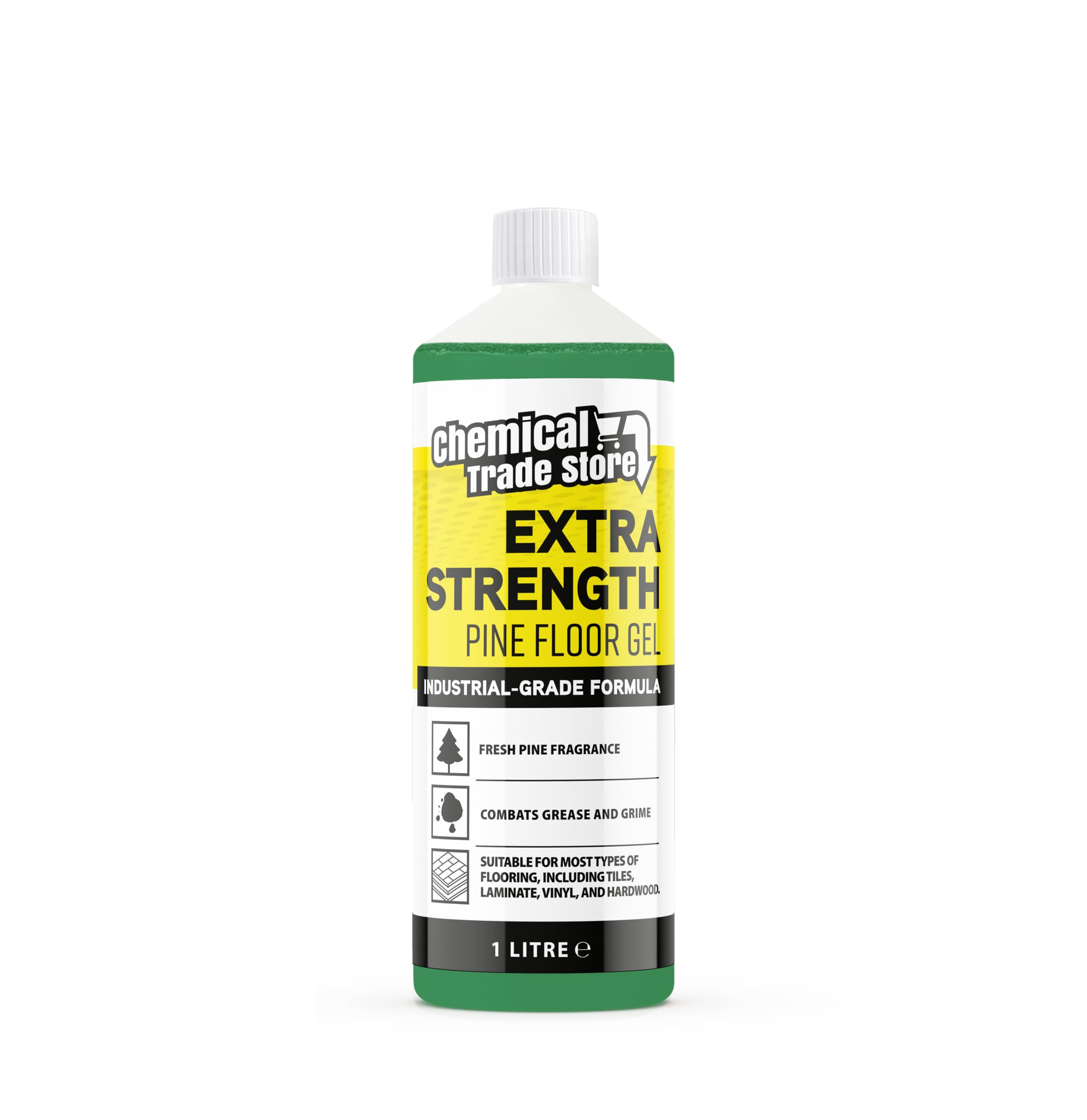Chemical Trade Store Pine Floor Gel - Industrial Strength Cleaner | 1L | Pine Scent