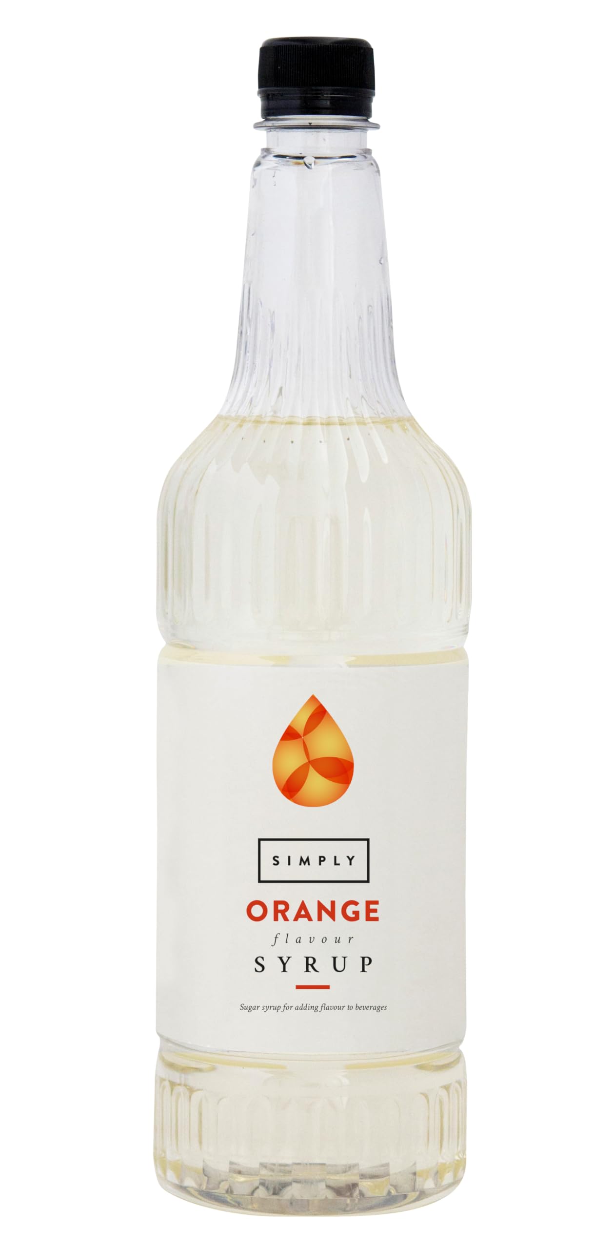 Simply Orange Syrup - Vegan & Nut Free Flavoured Syrup for Coffee, Cocktails | 1 l 1