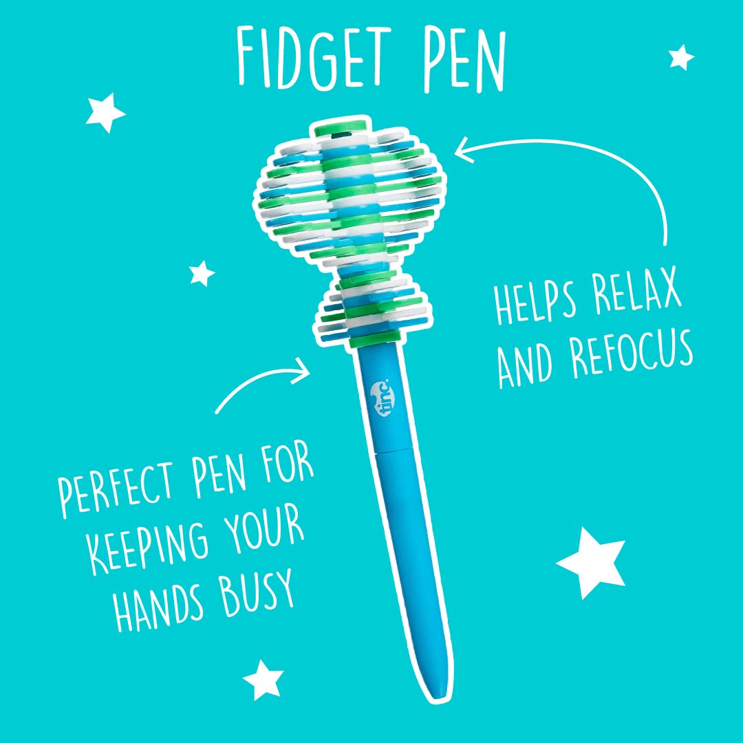 Tinc Fun Stress Relief Fidget Pen - Blue | Plastic | 20g Weight 4