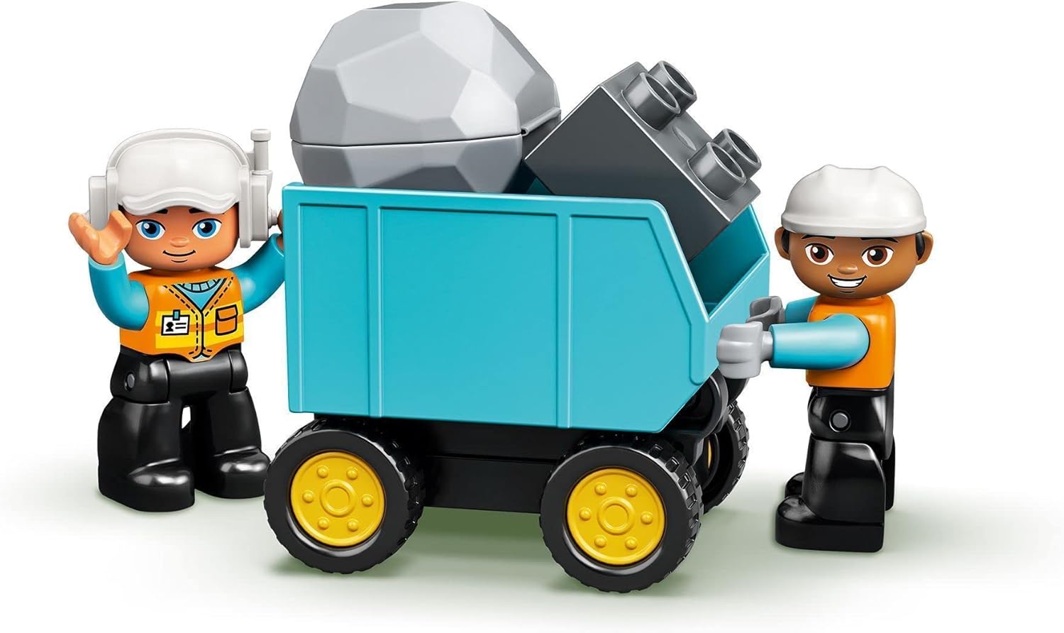 LEGO DUPLO Town Truck & Tracked Excavator Construction Playset for Toddlers 2+ 3