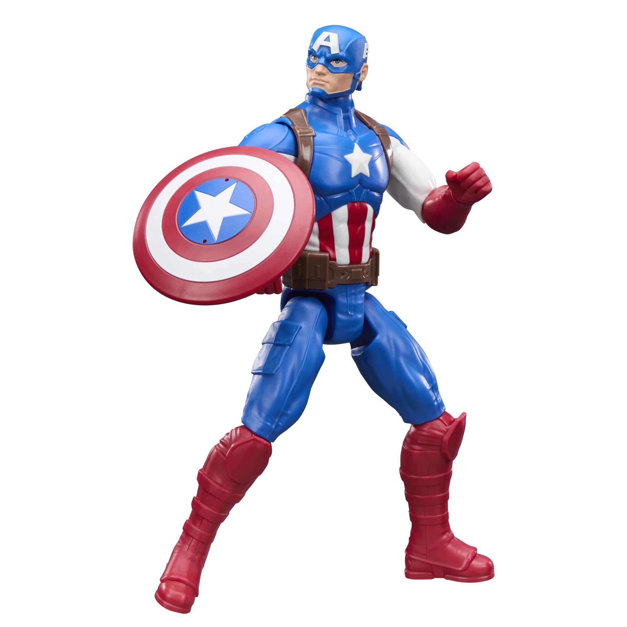 AVENGERS Titan Series Captain America Action Figure - 29.2 cm (11.5 in) | 11 Points of Articulation