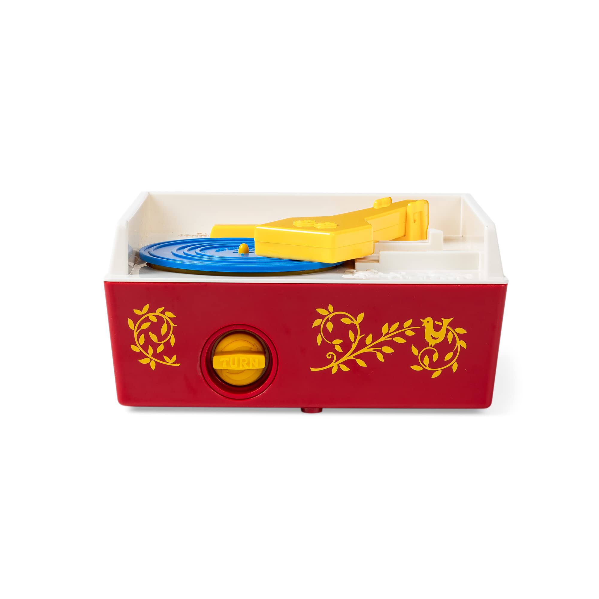 Basic Fun Fisher-Price Classics Music Box Record Player | Ages 18 Months+ | 5 Records Included 4