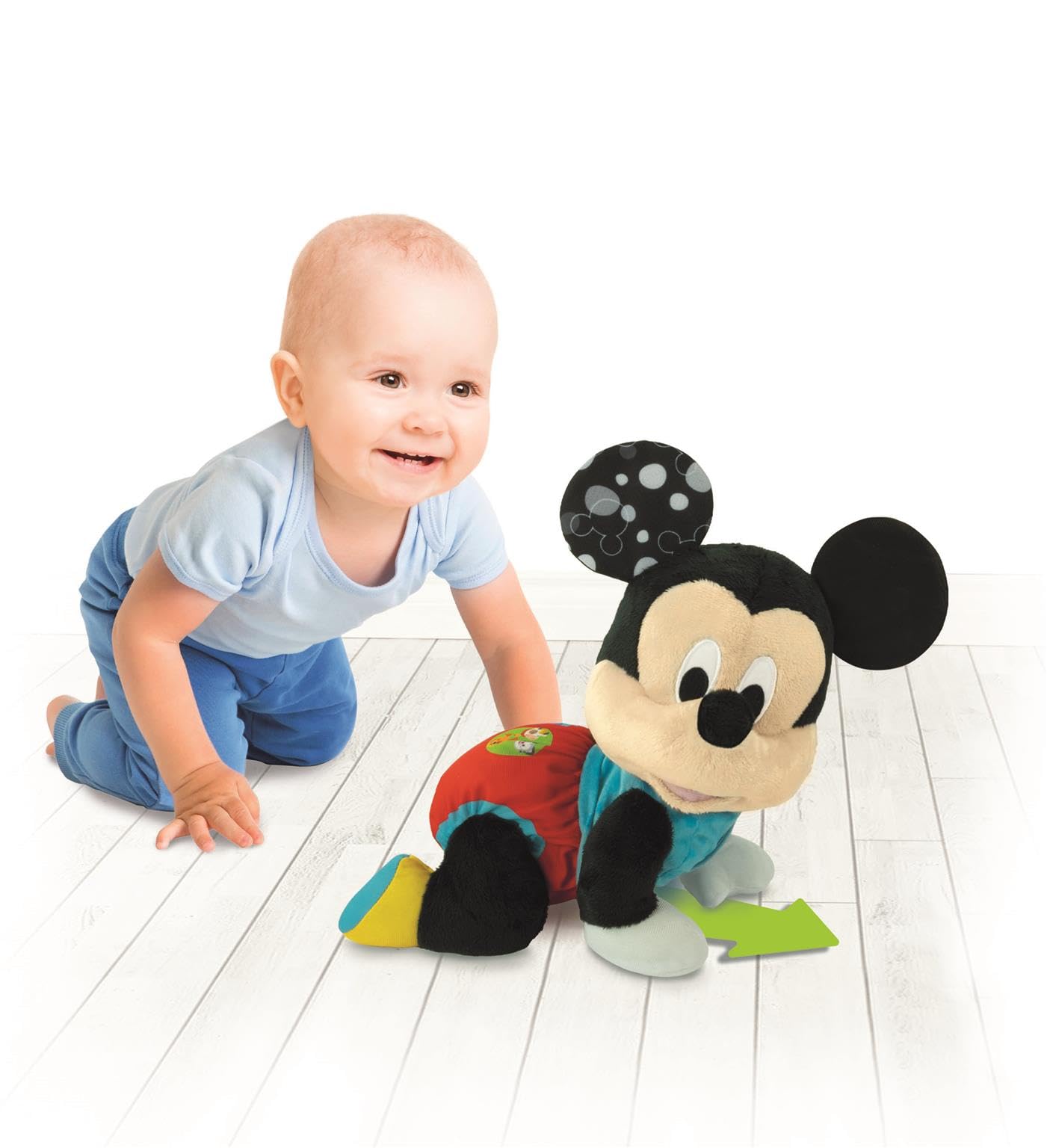 Clementoni Disney Baby Mickey Crawling Soft Toy for Unisex Children | Ages 6-36 Months 4