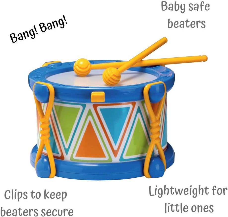 Halilit Baby Drum 14cm - Musical Toy for Toddlers 18 Months+ 2