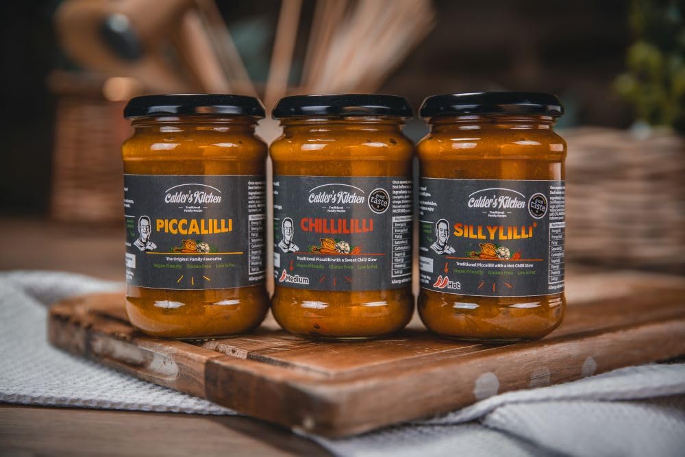 Calder's Kitchen - Piccalilli Gift Box, 3 x 285g Jars 8