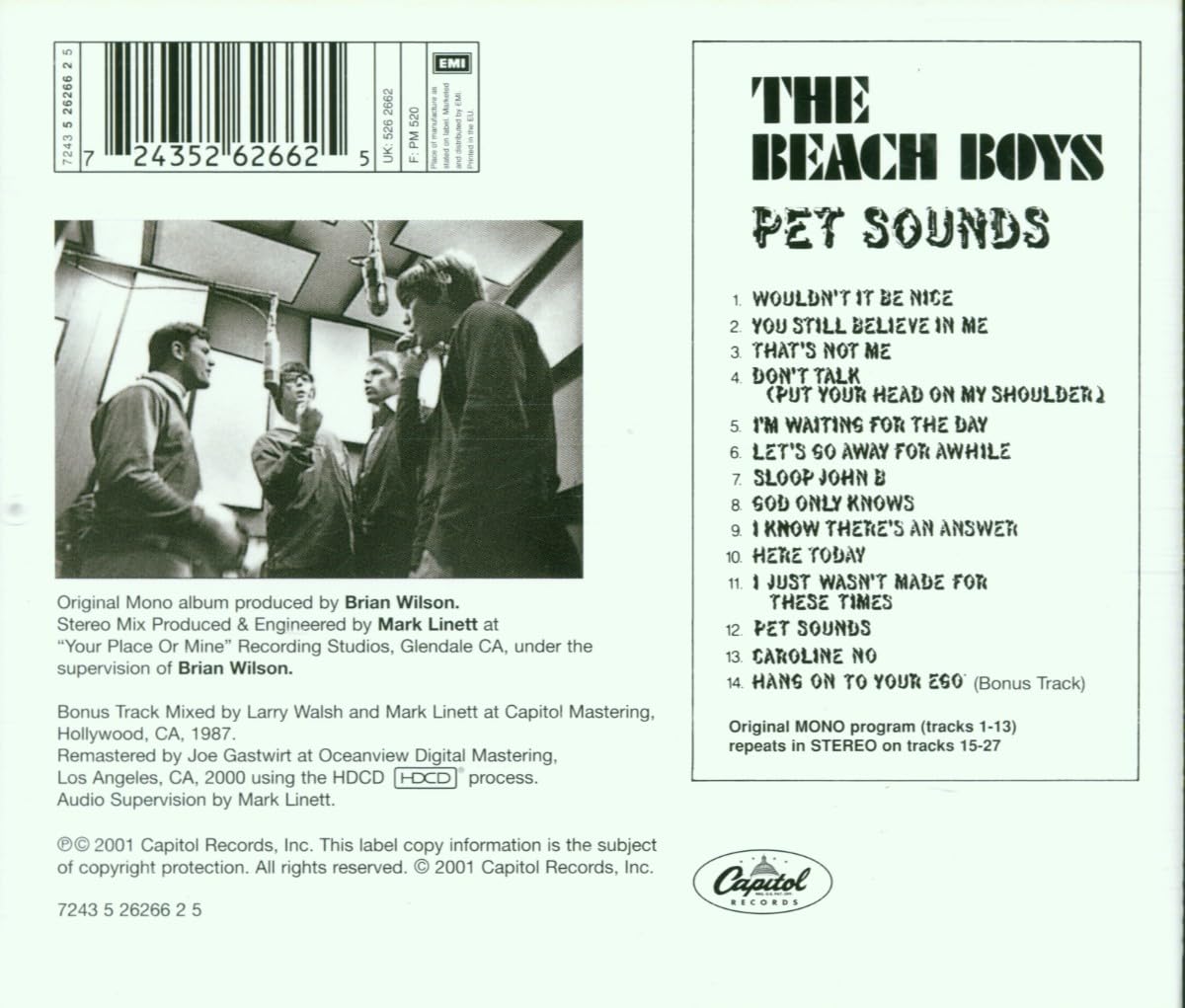 The Beach Boys - Pet Sounds [Remastered CD]