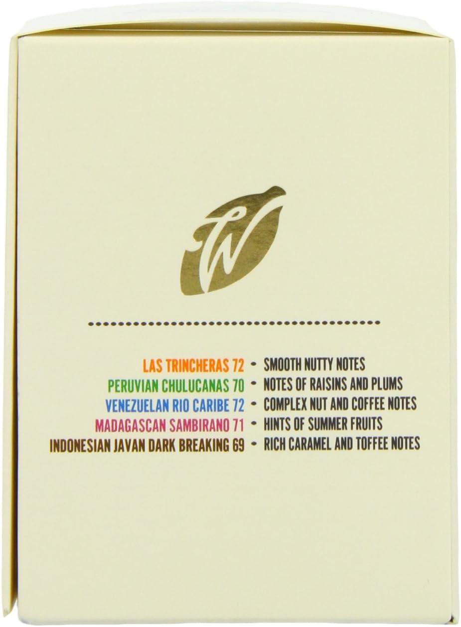 Willie's Cacao 5 Wonders of the World - 5 x 50g Single Estate Dark Chocolate Bars in Gift Box (250g) 3