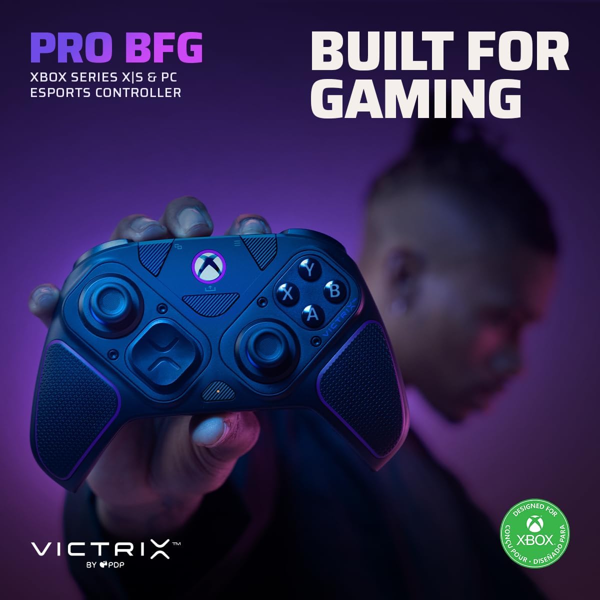 PDP Victrix Pro BFG Wireless Controller: Black for Xbox Series X|S, Xbox One 5