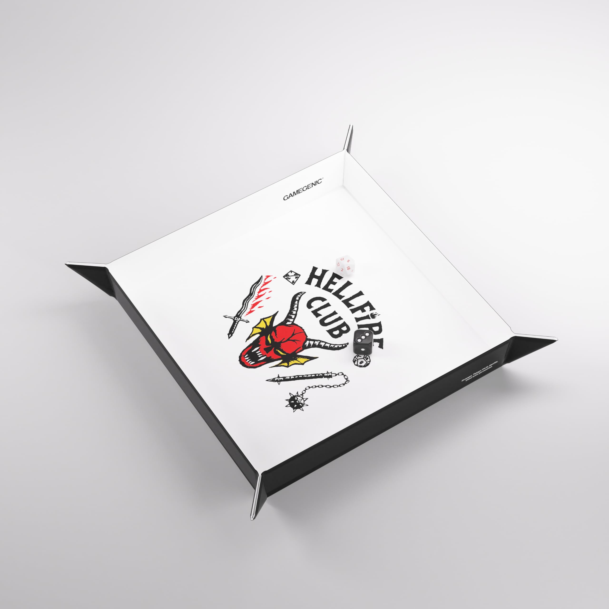 Gamegenic Stranger Things Hellfire Club Magnetic Dice Tray 6