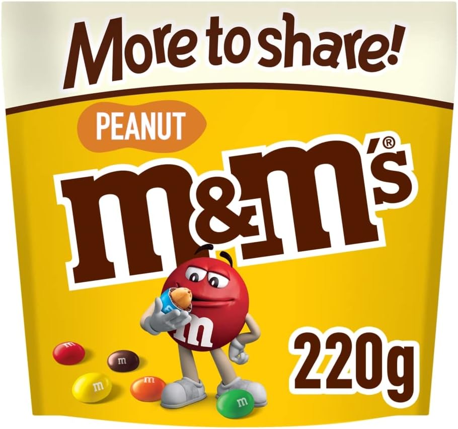 M&M's Peanut Chocolate More to Share Pouch 220g 1